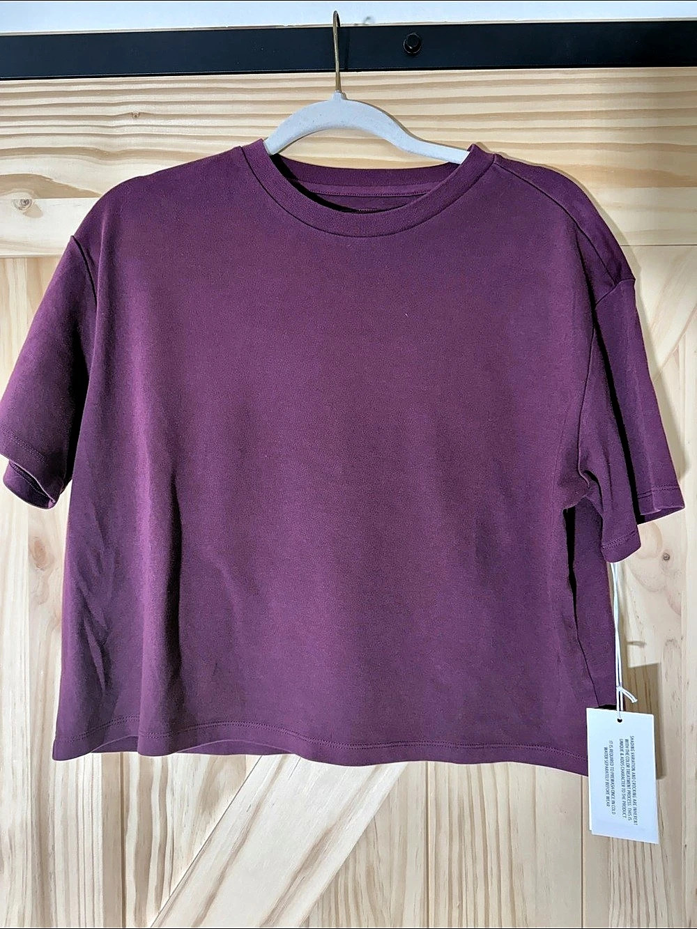 Dear John Maddox Tee in Fig Small NWT
